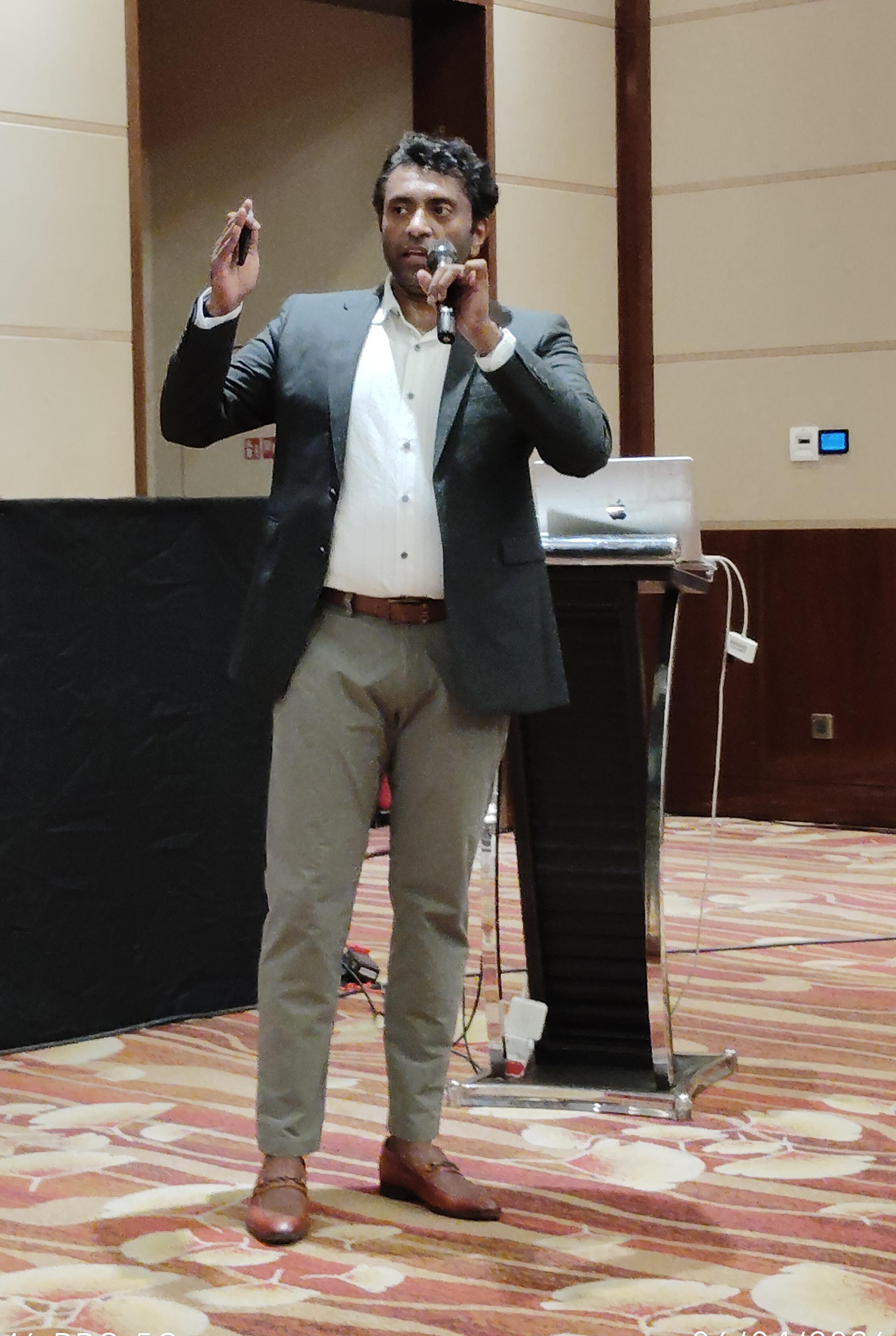 Speaking at the AWS Summit Bengaluru